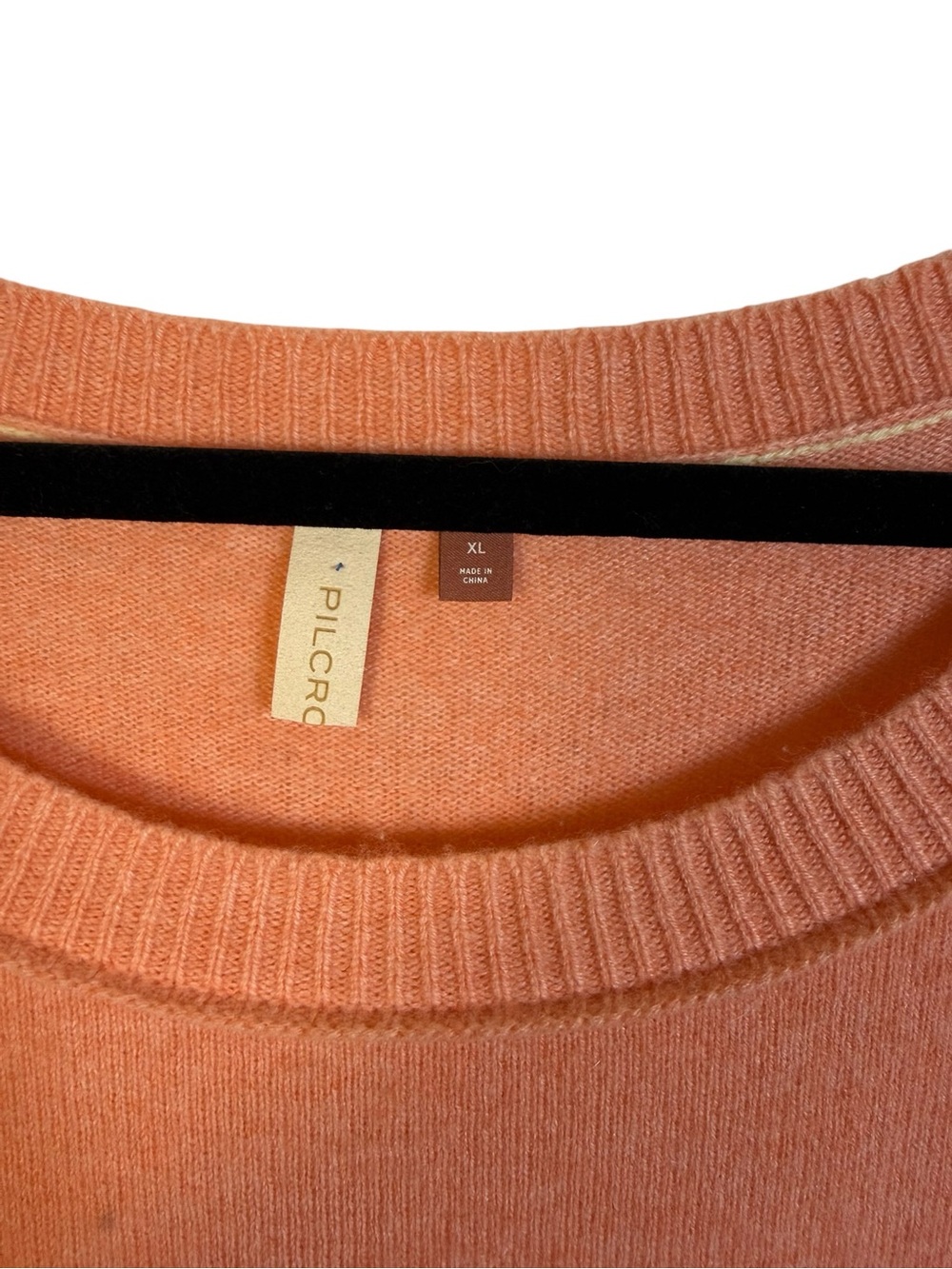 Anthropologie Pilcro 100% Cashmere Peachy Emmeline Boatneck Sweater XL - Picture 4 of 6